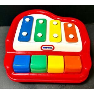 Little Tikes Vintage Tap A Tune Piano Xylophone Toddler Educational Toy